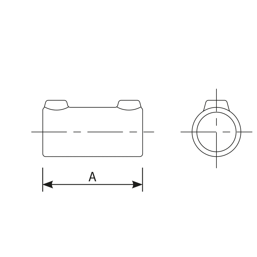 FastClamp C00 Sleeve Joint, view 2