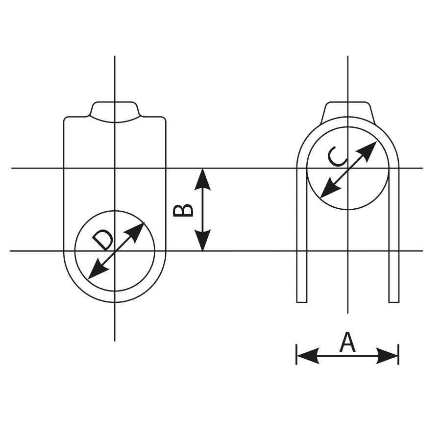 FastClamp C42 Clamp on Crossover, view 2