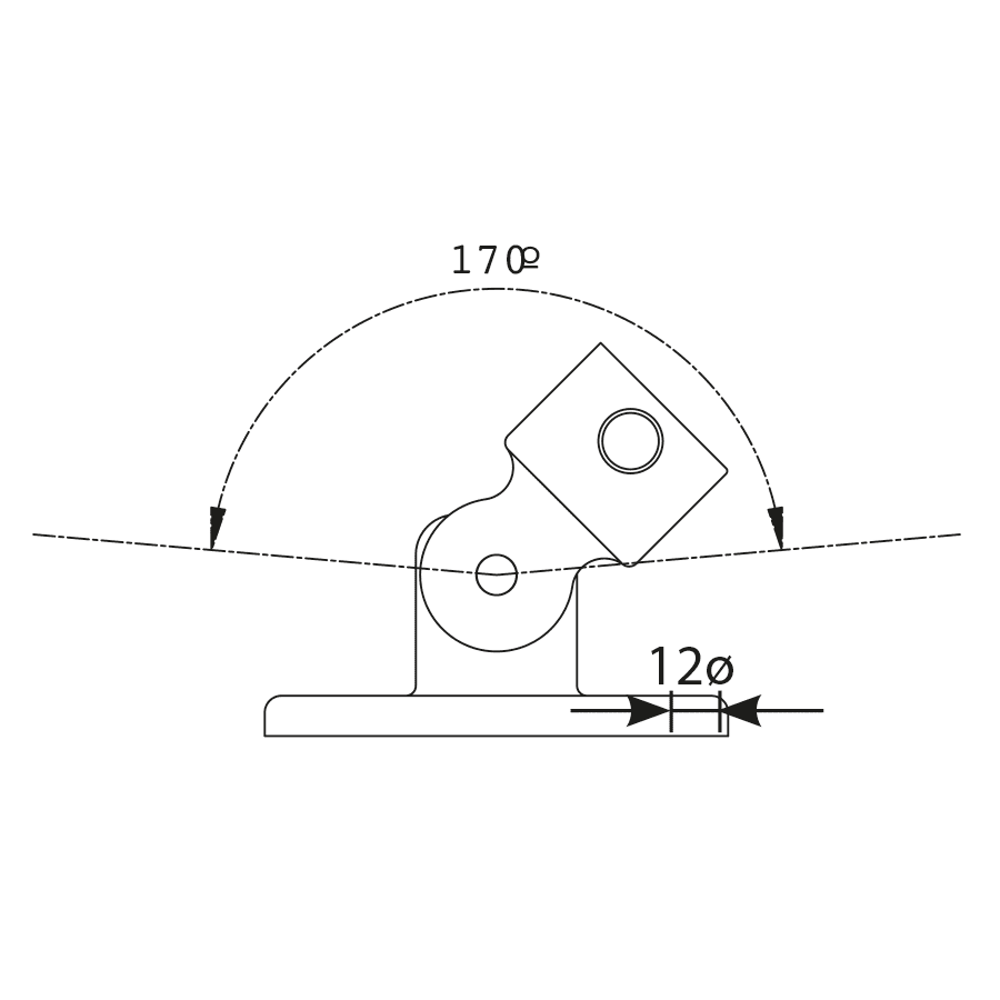 FastClamp C46 Base Swivel Combination